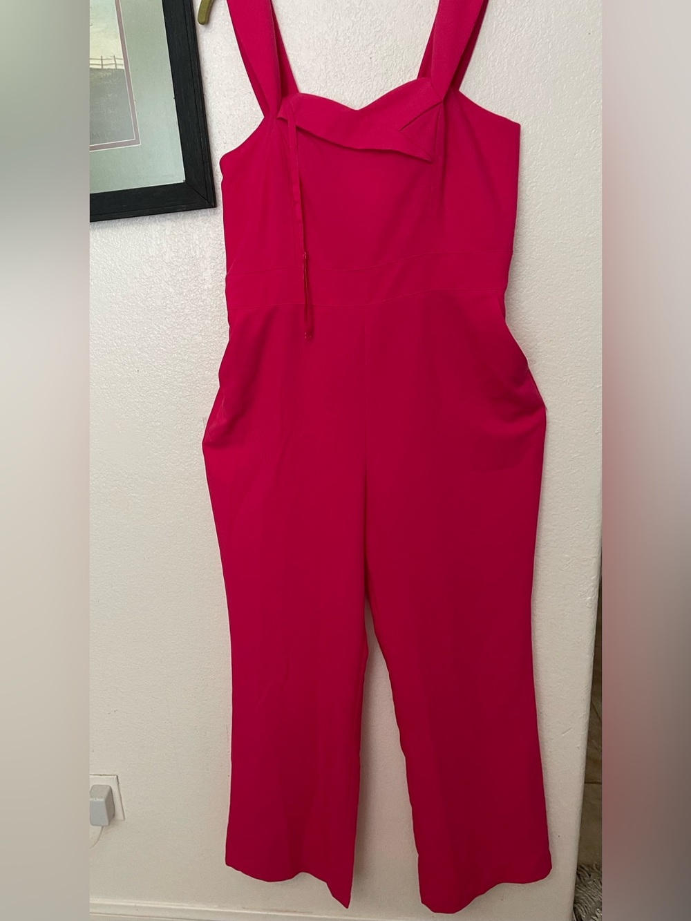Gabrielle Union Bright Pink Jumpsuit
